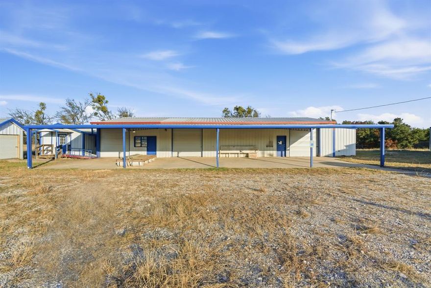 Endless possibilities with this unique gem! Property boasts a move in ready home, massive shop, outbuildings and almost 10 acres of land. Shop is approximately 3800 square feet with two new HVAC systems, foam insulated and three 10x10 rollup doors. Also a 13x25 foot outbuilding and an 8x12 shed. Covered parking along the entire front of the shop! Home is ready for immediate move in. Private well on the property. The land has plenty of open space so let your imagination flow with ideas! Let your imagination run free with the business opportunities for this one! Conveniently located near Lake Granbury; minutes from downtown Granbury and a short drive to Weatherford. Come check it out!