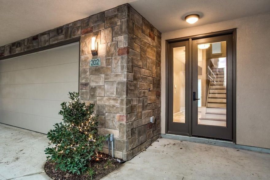 An exceptional urban retreat where luxury, design, and location converge. Tucked inside a private gated enclave, this refined modern townhome offers a rare opportunity to own a sophisticated residence in the heart of Dallas, perfectly positioned between White Rock Lake and Downtown, including the Arts District, Uptown, Baylor Medical District, and Lower Greenville. With a walk score of 85, the city’s most coveted dining, culture, and entertainment are effortlessly within reach.

This striking multi-level residence features 2 bedrooms and 2.5 baths with thoughtfully curated upgrades throughout. The third level is dedicated to private living, highlighted by an expansive primary suite with spa-inspired ensuite bath featuring dual vanities, granite countertops, and a custom walk-in closet with built-ins. A secondary bedroom with its own ensuite bath and walk-in closet mirrors the same elevated level of comfort and privacy.

The second floor serves as the home’s showpiece—an open-concept living, dining, and kitchen space designed for elevated entertaining. The chef’s kitchen is outfitted with a premium Bosch and Bertazzoni stainless steel appliances, wine cooler, and luxury finishes. Hardwood floors, soaring ceilings, oversized rooms, and generous closets throughout create an atmosphere of understated elegance.

Crowning the home is a dramatic fourth-floor private rooftop deck —an exclusive sanctuary ideal for entertaining,  gatherings, or  moments above the city. 

Residents enjoy the security and privacy of a gated community with visitor parking and a dedicated dog park. Meticulously designed and impeccably maintained, this residence and community represents the pinnacle of modern urban luxury living in Dallas.