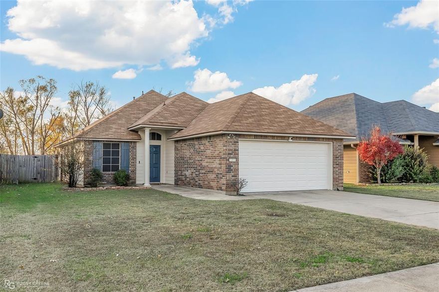 Freshly updated home that backs up to the bayou in Legacy's Redwood Place Subdivision! Fresh interior and exterior paint to bring new life to the property as well as brand new flooring throughout! Fully fenced yard with no backyard neighbors offers privacy and space to host gatherings. The open and airy living room flows seamlessly into the open-concept kitchen and dining area, giving you plenty of room if you like to entertain. The modern kitchen features abundant cabinet space, a pantry and black appliances. The primary suite offers a space to relax with an ensuite bath to ensure privacy and convenience. The two additional bedrooms are spacious and share a full bath, perfect for guests or family. Conveniently located close to schools, shopping, and dining, as well as BAFB, this home could be your next dream home! Don't wait, schedule your private tour today!