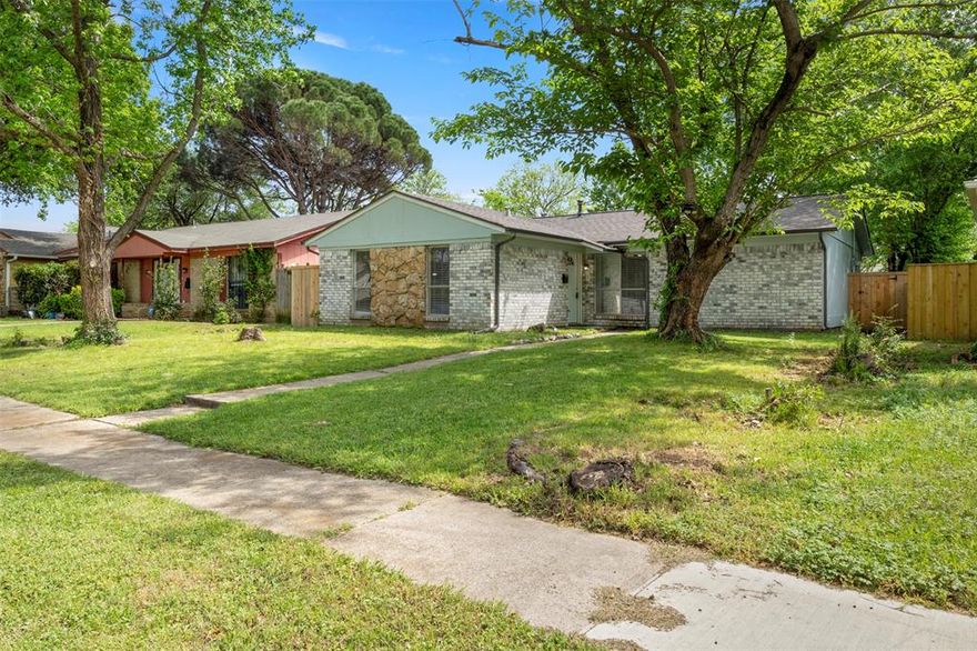 This lovely brick home has everything you have been looking for? For starters the foundation has a lifetime warranty by Olshan, freshly painted inside and out, a showcase beauty with beautiful perfectly trimmed trees surrounding the home for privacy. Another privacy perk... is the newly installed sliding gate wood fence! Rheem HVAC 3 ton unit inside and out replaced in 2020, new voltage regulator installed on unit 2025, insulation in attic was done costs $5000,  Roof replaced in 2020, Rheem water heater replaced in 2024, at&t fiber optic available, updated electrical all sockets, plugs and upgraded breaker panel. New flooring throughout the entire home, both bathrooms are now upgraded, (2025) The kitchen received a facelift with new quartz kitchen counters, recessed lights and kitchen light fixture. Another perk? The fourth bedroom has multiple uses, could be a fourth bedroom since it's vented and has two exits, or you could keep it as a garage with new door installed 2025. The neighborhood is picturesque with pride of ownership in this quiet, tree lined street. It is rare to get a huge backyard with a privacy fence and interior updates and upgrades like these. This is not your fast flip property.