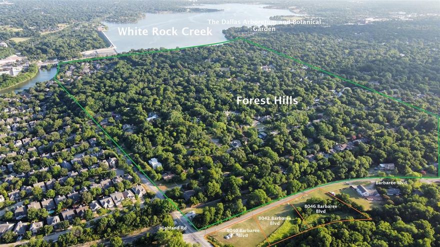 3 contagious lots available for sale: 8040 8042 8046 Barbaree Blvd. Located just south of the acclaimed Forest Hill subdivision!! This prime land is in a 100 year flood plain. Zoned Residential. To be sold as a package together.
