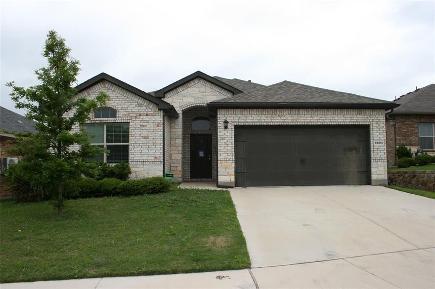 Welcome to this well-maintained home in ready to move in condition, Home built in 2021. 4-2-2 with open floor plan style with living-kitchen-breakfast nook. Split Master bedroom for privacy in rear of home. 3 bedrooms and bath up front. Home features granite kitchen cooktop island in kitchen. Tankless water heater, covered patio, large back yard, smart home features