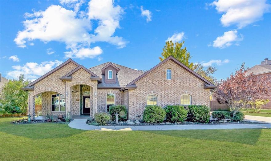 Beautiful custom home on oversized lot, with a pool and hot tub. This home has everything the family needs and more. The unique layout includes 4 bedrooms, plus an office, formal dining room and a 2nd living area or game room, right outside the 2 kids bedrooms. The 4th bedroom has it’s own bathroom and exterior door, perfect for guests. Primary suite includes a fireplace and a large walk-in closet with en-suite bath. The kitchen has beautiful cabinets and granite countertops. Large windows overlook the backyard oasis, complete with a sparkling inground pool, with a waterfall, covered deck and a hot tub. The backyard is definitely the best feature! Mature trees, a dry creek and no neighbors behind make this the perfect place to relax in the evening and watch the deer! There is a hot tub right outside the back doors, and a beautiful pool with grotto waterfall. The house comes with a Puragain whole house filtration system and a Generac 22kw generator so you’ll never lose power.  Recent updates include new carpet, new paint and new designer lighting.  You won’t find another house with this versatile layout and oversized backyard in a well established neighborhood.  Located close to Ric Williamson Loop making commuting and getting around town much easier.