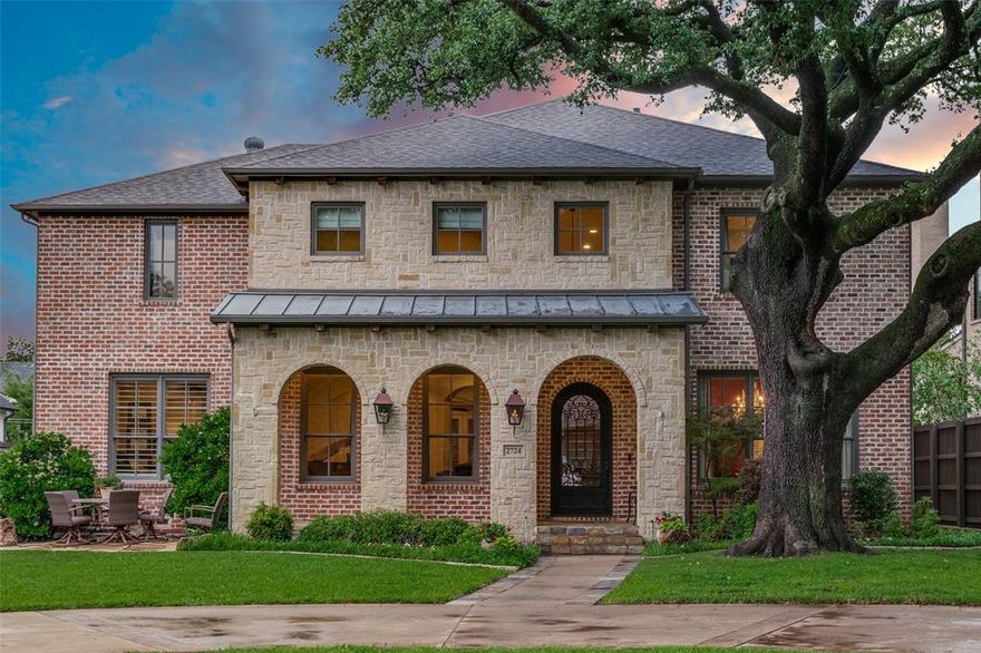Discover the perfect blend of luxury and comfort in this 5-bedroom, 6-bathroom residence, nestled on a beautifully treed .257-acre lot with a rare 3 car garage in University Park! Built in 2004, this charming home offers a spacious, versatile layout, perfect for modern living and entertaining.As you step inside, you’ll be greeted by beautiful hardwood floors flowing throughout the main living areas. The open kitchen features top-of-the-line Viking appliances, including a gas range and a refrigerator,freezer, complemented by a large island and a cozy breakfast nook that seamlessly opens to the family room. The inviting family room boasts a charming fireplace and custom cabinetry, with speakers throughout the home to create the perfect atmosphere for relaxation and gatherings.This home offers three expansive living areas, including a spacious dining room ideal for hosting dinner parties and celebrations. A convenient wet bar with an ice maker, alongside a wine closet equipped with a wine fridge, ensures you’re always prepared for entertaining.The downstairs study can easily double as a guest bedroom, featuring built-in bookshelves, a large double closet, and a full bath. A practical mudroom with a sink leads to the backyard, and includes laundry connections and an additional full bath.Upstairs, the private primary bedroom serves as a tranquil retreat, complete with an ensuite bath and two spacious closets. Three generously sized bedrooms, each with walk-in closets and full baths, provide ample space for family or guests. An expansive game room offers possibilities for play or media room, plus storage. The upstairs laundry room is also equipped with a sink.Step outside to a large yard perfect for entertaining, featuring a covered patio. The garage includes an additional storage closet, with (2) 50-gallon water heaters. An outdoor shed offers more storage. HPISD-Boone Elementary, and convenient to great parks, shopping, and dining!