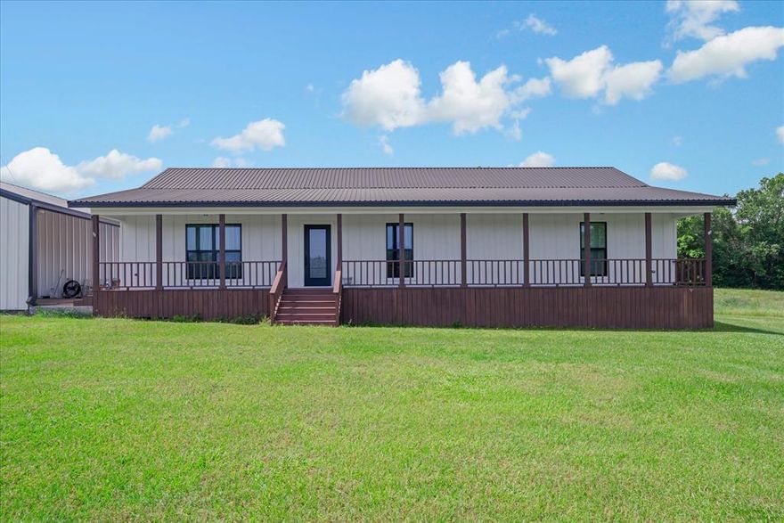 This 17+ acre property in Mineola has everything you need and more. The main house is 1,920 sqft with an open floor plan that feels bright and spacious. You’ll love the front and back porches that run the length of the house, great for enjoying a morning coffee or unwinding after a long day.

For anyone who needs space, this property has it. There’s a 30x30 carport, a 30x30 insulated shop, and a 40x40 two-bay shop...plenty of room for vehicles, tools, or whatever projects you’ve got going on. 

The second home is an older 2-bedroom, 2-bath that could use some work, but with a little TLC, it could be a great guest house, rental, or the start of your own family compound. 

Everything is being sold together, so whether you’re looking for space to grow, work, or just enjoy, this property in Mineola has it all. Schedule your showing today!