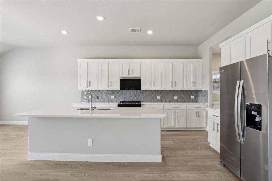 Brand new, energy-efficient home available by Nov 2025! The Abington's main level features open concept living areas and a sizeable study. White cabinets with veined white quartz countertops, tan tone EVP flooring with gray beige tweed carpet. Lakehaven is a master-planned community located at the edge of Lavon Lake, featuring all of the modern amenities. Family time will turn into lake time during the warm Texas summers. The Premier Series will boast six floorplans that range in size from approximately 2,125 sq. ft. to 3,429 sq. ft.  Each of our homes is built with innovative, energy-efficient features designed to help you enjoy more savings, better health, real comfort and peace of mind.