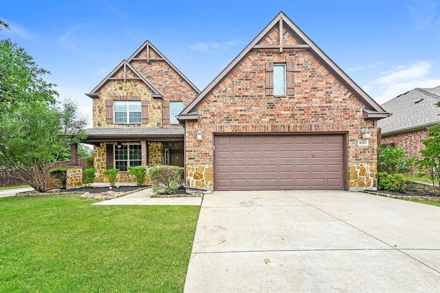 Welcome to this beautifully appointed 4 bedroom, 2.5 bath home offering 3,092 square feet of spacious living on a desirable corner lot. Designed for both comfort and entertaining, this home features a private office, a dedicated media room-home theater, and a stunning living room with soaring ceilings.
The heart of the home is the open-concept living area, anchored by a dramatic floor-to-ceiling stone fireplace that creates a striking focal point. The kitchen seamlessly flows into the living space and is equipped with a large granite island, walk-in pantry, and an impressive walk-in wine pantry-perfect for hosting and everyday living.
The primary suite offers a relaxing retreat with an oversized walk-in closet and a beautifully designed walk-in shower. Upstairs and additional living spaces provide flexibility for guests, work, or play.
Step outside to your own backyard oasis featuring a large covered patio complete with a built-in bar area, outdoor fireplace, ceiling fans, and a dedicated space for mounting a TV, making this space ideal for entertaining year-round.
Conveniently located near top shopping, dining, and entertainment options, including the iconic Fort Worth Stockyards and Texas Motor Speedway, this home offers the perfect blend of lifestyle and location.
This exceptional property combines space, style, and functionality- ready to welcome you home. Some photos in this listing have been virtually staged.