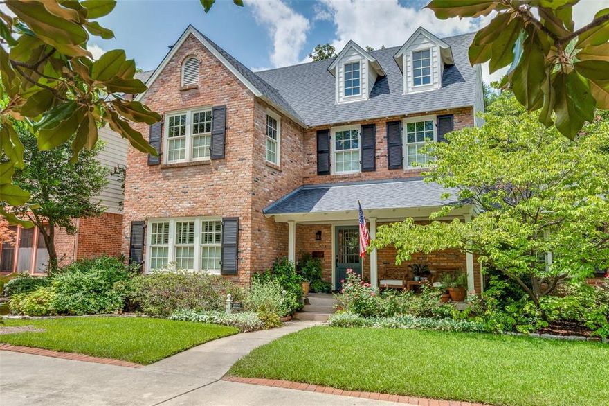 Welcome to this updated, move-in ready 4 BR, 3 BA home in the Fairway of University Park. This charming home has natural light highlighting a spacious & livable floor plan. The 1st floor has 2 living areas.  The kitchen, with ample storage, opens to the family room & has quartz counters, SS appliances, a Sub Zero and an island . The tranquil 1st floor primary suite offers his & hers walk-in closets & spa-like bath. Second bedroom on this level offers flex space if needed.  The 2nd floor has two large BRs, updated BA w double vanities, and spacious game room with built-ins for extra storage. A large laundry room with sink completes the second floor. Front circular drive; rear driveway with electric gate & pad (built to support a two-car garage) provides additional parking, privacy & security. Back yard has paved patio & 8x10 storage bldg. This exceptional home offers luxury & convenience in desirable HPISD. MULTIPLE OFFERS RECEIVED. BEST AND FINAL DUE MONDAY, JULY 15, BY 5:00.