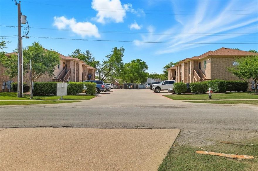 This 12 unit apartment complex at 133 W Britton Street in Krum, Texas is a rare opportunity to own a fully occupied investment property in fast growing Denton County. Built in 2020, the complex offers modern construction with low maintenance needs and every unit is furnished with all appliances including washer and dryer, making them highly attractive to tenants. The property is currently one hundred percent leased and provides immediate cash flow with future potential for rent growth. Located just seven miles from the Rayzor Ranch area in Denton, residents enjoy convenient access to shopping, dining, medical facilities, and employment centers while still benefiting from the small town community and highly regarded Krum Independent School District. With close proximity to the University of North Texas, Texas Woman’s University, and major employers throughout Denton and the surrounding area, this complex is positioned as a turnkey investment with strong long term upside.