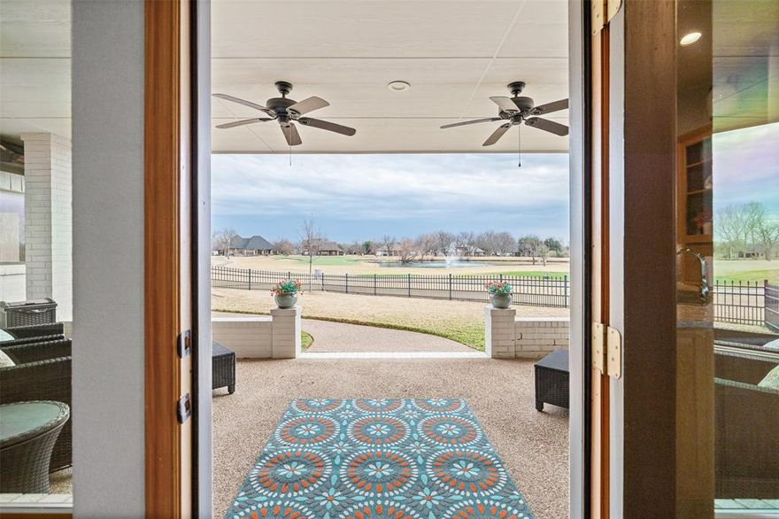 WAKE UP EVERY DAY TO STUNNING GOLF COURSE AND WATER VIEWS in the highly desirable golf course community of Pecan Plantation Country Club. Wonderful views from exercise room, den, main living room, kitchen, and breakfast room! Situated on the 7th hole of the Nutcracker Golf Course, the home was custom designed on the lot to avoid direct sun through the windows while enjoying splendid views from every room on the backside of the home. This 4-3 home has been completely and beautifully remodeled inside and out! It is located on one of the nicest streets in Pecan with lots of mature and beautiful trees and wonderful neighbors! Amenities include: open kitchen-living area, dining room well suited for entertaining, stainless steel appliances, gorgeous quartz countertops in kitchen and bathrooms, 2 wet bars, game or workout room, private courtyard off the master suite, specialty lighting, lots of cabinets and storage throughout the home, large back patio on which to enjoy the views, workbench and sink in oversized garage with an 18 ft garage door, circle drive with lots of parking! One bedroom has its own bath! The 4th bedroom is attached to the master bath but could be closed off, or made into an office. This home doesn't need a thing! Must see to appreciate the splendor of this property! Furnishings negotiable after contract. Truly one of a kind, and the BEST VIEWS in Pecan Plantation!