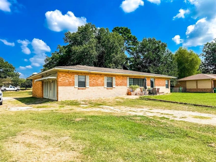 This classic 1965 home is a gem for those seeking the perfect blend of location, comfort and investment potential.  With 3 spacious bedrooms, the home is as functional as it is welcoming.  The property is prominently positioned with frontages on both FM 488 and Highway 84, ensuring easy accessibility and visibility for potential commercial investments.  Whether you are a small family looking for your next home, a business venture seeking the ideal commercial spot, or an investor eyeing a promising opportunity, this property caters to various needs. The versatile nature of this property doesn't just offer a home, but a canvas for your vision, making it a sought-after investment in today's dynamic markets.