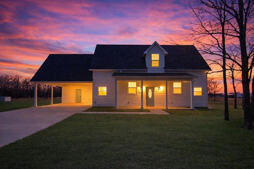 Stunning New-Build on 1.697 Acres in Scurry, TX!  Welcome to this beautifully designed 4-bedroom, 3.5-bath home offering 2,164 square feet of modern comfort and thoughtful craftsmanship, perfectly situated on County Road 4076 in Scurry. Built in 2023, this home delivers the best of new-construction living with space, style, and functionality.  Step inside to an inviting entryway that opens to a spacious living room featuring durable laminate hardwood flooring and an open-concept layout ideal for everyday living and entertaining. The bright, airy kitchen showcases custom white shaker-style cabinetry, classic white subway tile backsplash, gray-toned granite countertops, stainless steel appliances, including a refrigerator, and a charming coffee bar area that adds both style and convenience. A downstairs half bath and laundry room provide excellent functionality.  The primary suite located downstairs offers a true spa-like retreat with a custom sliding barn door leading to the luxurious bathroom featuring dual vanities, a sleek standalone soaking tub, and a separate glass-enclosed shower with subway tile surround.  Upstairs, you’ll find three additional bedrooms, including a second primary suite with its own private full bath, along with another full bathroom to serve the remaining bedrooms. A convenient built-in storage area is located on the staircase landing.  Outside, enjoy a long concrete driveway leading to a double attached carport with a dedicated storage room. With nearly 1.7 acres, there’s plenty of space for a garden, animals, workshop, or to create your own homestead dream.  This brand-new, move-in-ready home combines sleek design, modern finishes, and country living, plus the builder is offering a $10,000 closing cost incentive to help make it yours!