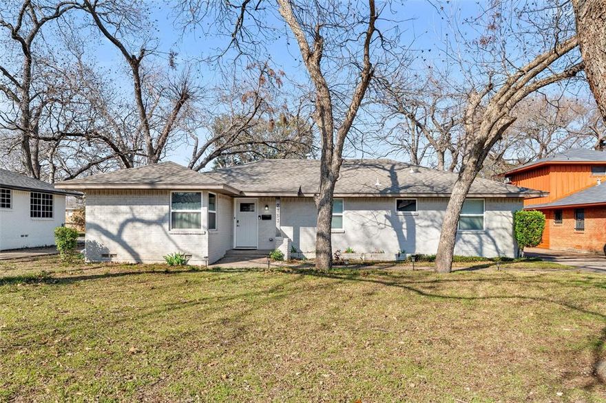 Mid-century remodeled retreat on nearly a 4th acre in Kiest Park with no HOA. Carefully updated from 2019 to 2023, this single story home blends classic character with contemporary finishes, including upgraded electrical, HVAC, and ducting, windows, foundation work, plumbing and fixtures, a garage door, quartz counters throughout, commercial grade laminate wood flooring, refreshed bathrooms, and a 2022 roof. The result is a move in ready home with timeless details, including an antique freestanding wood burning fireplace that anchors an inviting formal living area.

Thoughtfully laid out for living and entertaining, the open floor plan connects the formal living and dining areas to a bright breakfast nook and a kitchen designed for farm to table meals. A combined mudroom and pantry provides a practical flow for grocery prep and garden harvests. A versatile game room and office adapts to media, play, or work, while generous walk-in closets and ample storage meet everyday needs.

Outside, mature pecan trees shade an expansive backyard with endless possibilities for a pool, outdoor kitchen, or private oasis. Ideally situated steps from Kiestwood Trail and Kiest Park and minutes to Dallas Executive Airport and downtown Dallas, this property offers both convenience and neighborhood charm. Most furniture is available with a favorable offer. County appraisal is at 500k! Schedule your showing. Priced very well for condition and location.