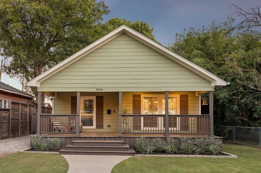 Located in the historic Junius Heights district, this East Dallas gem perfectly blends original charm with modern amenities. A welcoming front porch opens to a bright living and dining area filled with natural light, seamlessly connected to the spacious kitchen, complete with stainless steel appliances, a gas range, and abundant cabinetry, an entertainer’s dream! The large primary suite features a generous walk-in closet with custom built-ins, while the secondary bath has been recently remodeled with stylish designer finishes. A spacious laundry room offers additional storage, beautiful newly painted cabinetry, and an extra built-in pantry. Recent upgrades include a tankless water heater, water softener system and in-sink filtered kitchen water dispenser. Step outside to enjoy the expansive backyard, perfect for relaxing or entertaining. Conveniently located within walking distance to the Santa Fe Trail and just minutes from Lakewood, White Rock Lake, and all the dining and entertainment East Dallas has to offer...this is truly a must-see home!