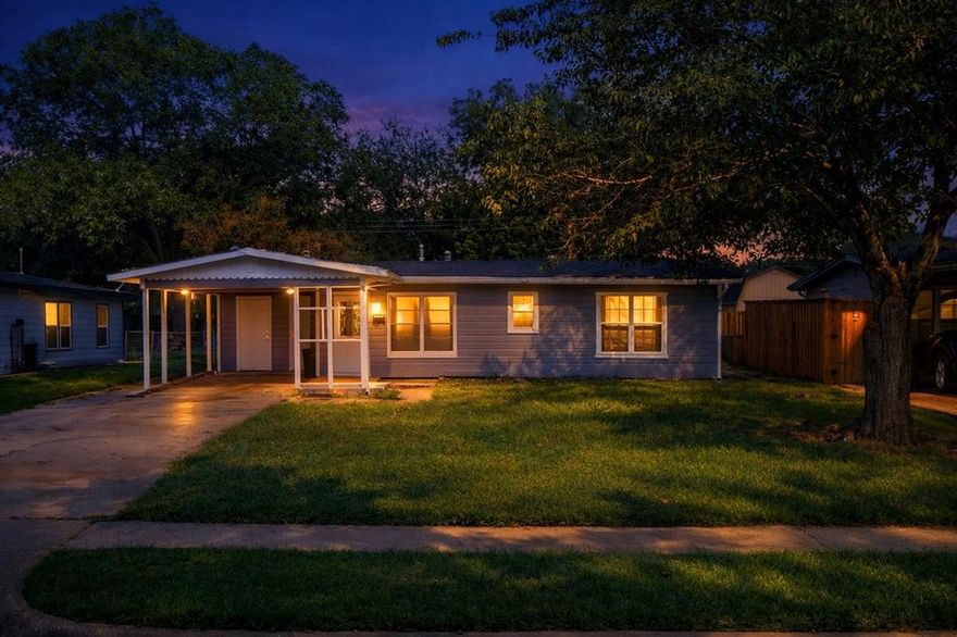 Back on market – buyer failed to deliver earnest money. Welcome to this move-in ready home in Mesquite, where classic charm meets thoughtful updates. Built in 1954, this updated 1950s home offers three bedrooms and one bathroom with a warm, inviting feel that is easy to appreciate from the moment you step inside. Fresh interior paint, new flooring throughout, and new baseboards give the home a clean and comfortable look while still honoring its original character.

The functional layout provides a cozy living space that works well for everyday life, whether you are relaxing at home or hosting friends and family. One of the most unique features of this property is its original well dating back to the 1950s, a rare and authentic detail that adds character and a sense of history rarely found in a move-in ready home in Mesquite.

Outside, the large backyard sits on a 7,231 square foot lot and offers plenty of room for entertaining, gardening, or simply enjoying the outdoors. Located in a quiet, established neighborhood, this home is a great fit for a starter home, a downsizer, or anyone looking for a charming property with lasting appeal.

With its move-in ready condition, comfortable layout, and distinctive features, this Mesquite home offers an opportunity to enjoy simple living in a setting that feels both welcoming and timeless.