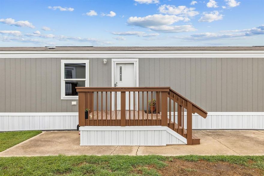This relatively new mobile home offers the perfect blend of comfort, space, and functionality. Designed with an open-concept layout, it creates a warm and inviting atmosphere that’s perfect for entertaining, gathering for dinner, or simply enjoying everyday life together. The spacious living area flows seamlessly into the kitchen, making it easy to stay connected with family and guests.
Thoughtfully designed with split bedrooms, the primary suite is separated from the secondary bedrooms to provide added privacy and a peaceful retreat. With plenty of room for everyone to have their own space while still coming together in the heart of the home, this property is ideal for growing into over the years.
Located in a welcoming community that features an amenity center and pool, this home offers both comfort inside and enjoyable lifestyle perks outside. Cozy, spacious, and move-in ready — it’s a place to truly feel at home.