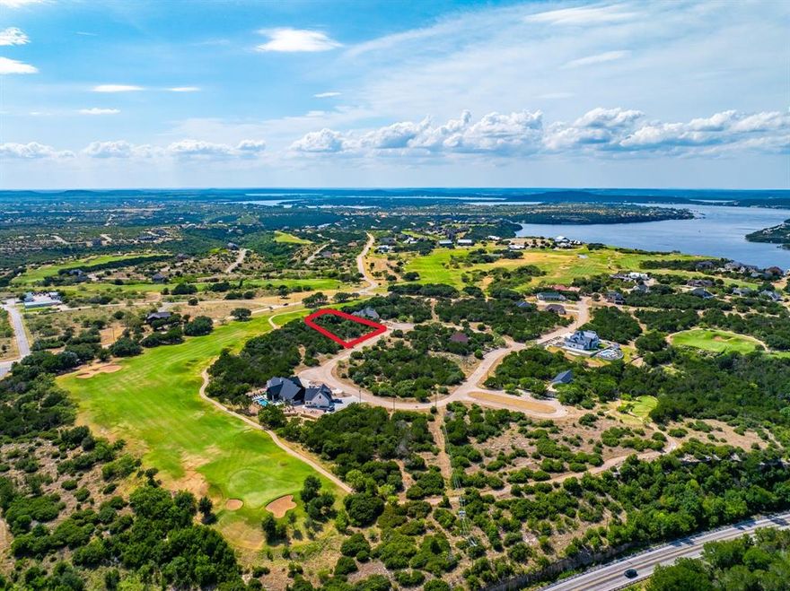 Two Prime Golf Course lots in The Cliffs Resort at Possum Kingdom Lake. Build your dream lake retreat on these two adjoining golf course lots totaling approximately 0.704 acres, ideally situated on Hole #2 T-Box of The Cliffs Championship Golf Course. Enjoy panoramic golf course views from two side-by-side lots and the flexibility to design a spacious custom home on nearly an acre of land within one of PK's most prestigious gated communities. As a property owner in The Cliffs, you'll enjoy HOA benefits including, 36 rounds of golf per year on the award-winning course, access to two community pools, tennis courts, on-site VIP marina, restaurant and bar, private beach area, fitness center, hotel discounts, 24-7 guarded and gated security. Utilities are available at the road, and there's no timeline to build. This is a rare opportunity to own two of the best located parcels in the community. Lots are located in phase I with concrete streets. Whether for investment, full-time living, or a weekend getaway, this property delivers. Seller is a licensed Realtor.