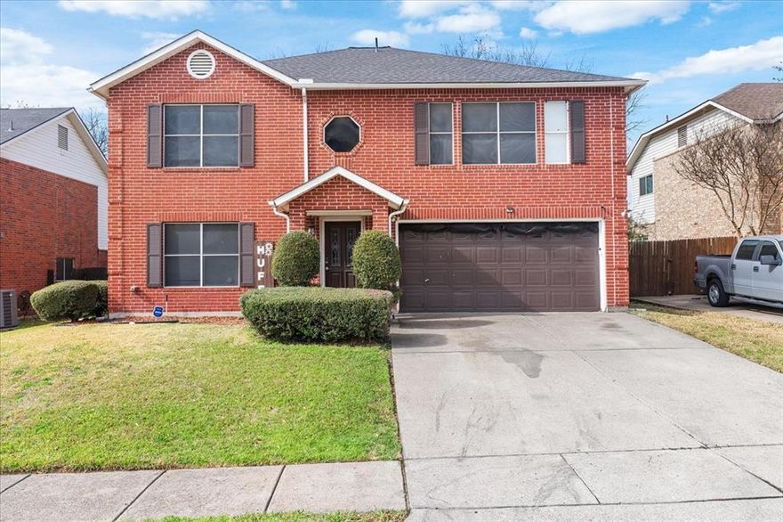 No HOA! This rare opportunity features a fenced backyard, perfect for outdoor gatherings, pets, or play. The bright living and dining combo flows seamlessly, with ceramic tile throughout the main level for easy maintenance. The kitchen shines with a center island, granite countertops, and an enormous pantry ready for stockpiles, meal prep, or entertaining.

Upstairs, all bedrooms provide comfort and privacy, including the primary suite with dual vanities, a spacious closet, and carpeted bedrooms throughout. A storage building in the backyard adds extra convenience.

Ideally located near Joe Pool Lake, TCC, Target, Bowman Branch Linear Park, Texas 360 Toll, schools, shopping, and dining, and zoned to Mansfield ISD, this home combines style, function, and location. Opportunities like this are rare. Schedule your showing today before it’s gone!

Discounted rate options and no lender fee future refinancing may be available for qualified buyers of this home.