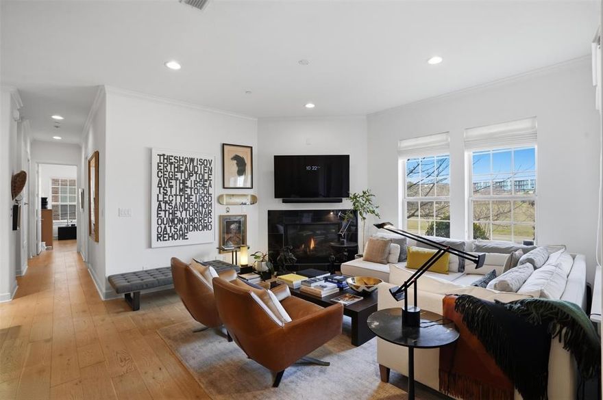 Experience the ease of a low-maintenance, lock-and-leave lifestyle in the heart of Addison at Meridian Square Condominiums. Perfectly positioned just minutes from the Dallas North Tollway, this prime location offers effortless access to renowned restaurants, grocery stores, the Galleria, and nearby parks. The neighborhood is vibrant, and residents are often seen strolling, jogging, walking their dogs, and gathering with friends, creating an active yet relaxed community atmosphere. Residence #1101 offers 1,941 square feet of meticulously maintained living space with 2 bedrooms, 2 full baths, and 1 half bath. Designed for both comfort and sophistication, the home features soaring ceilings and expansive windows that provide an abundance of natural light. This creates the perfect backdrop for large-scale artwork, making the space feel like a private gallery and a true haven for art lovers. The open-concept living and dining areas flow seamlessly, ideal for entertaining or quiet evenings at home. Each bedroom offers generous proportions and en-suite bath privacy, while thoughtful details throughout reflect pride of ownership and careful upkeep. Blending convenience, style, and inspiration, this residence delivers refined condominium living in one of Addison’s most accessible and connected locations.