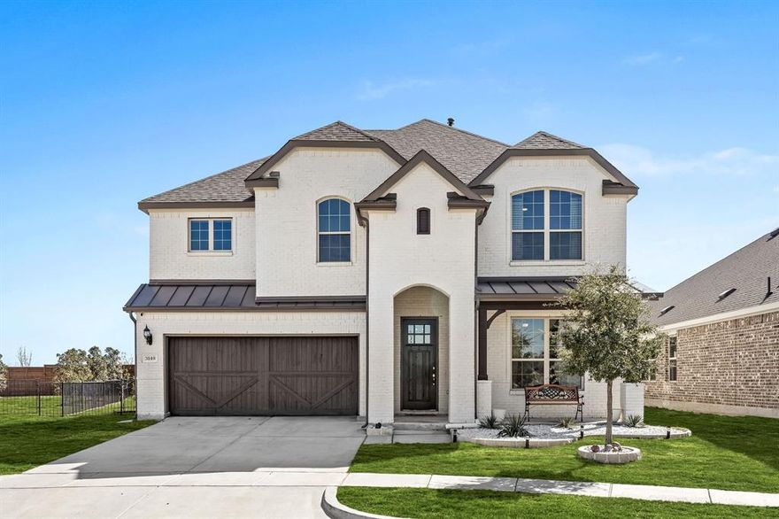 Discover luxury living in this stunning 4-bedroom, 3-bath home in the prestigious lakeside community of Heath Golf & Yacht Club. Located in highly acclaimed Rockwall ISD, with top-rated Linda Lyon Elementary just a short walk away, this home offers the perfect blend of elegance and convenience.  The thoughtfully designed floor plan features a spacious master suite and an additional bedroom downstairs, ideal for guests or a home office. Upstairs, two more bedrooms accompany a versatile flex space, perfect for a game room or media area. The open-concept living area is filled with natural light, showcasing high-end finishes and seamless indoor-outdoor flow.  Step outside to your private backyard oasis, complete with an outdoor kitchen, ideal for entertaining. Enjoy exclusive community amenities, including a private clubhouse, championship golf course, lakeside resort-style pool with poolside service, tennis and pickleball courts, a state-of-the-art fitness center, and onsite yoga and massage therapy. Take advantage of day-use boat slips and direct lake access for endless water activities.  Experience resort-style living every day in this exceptional home!  Refrigerator conveys with sale!