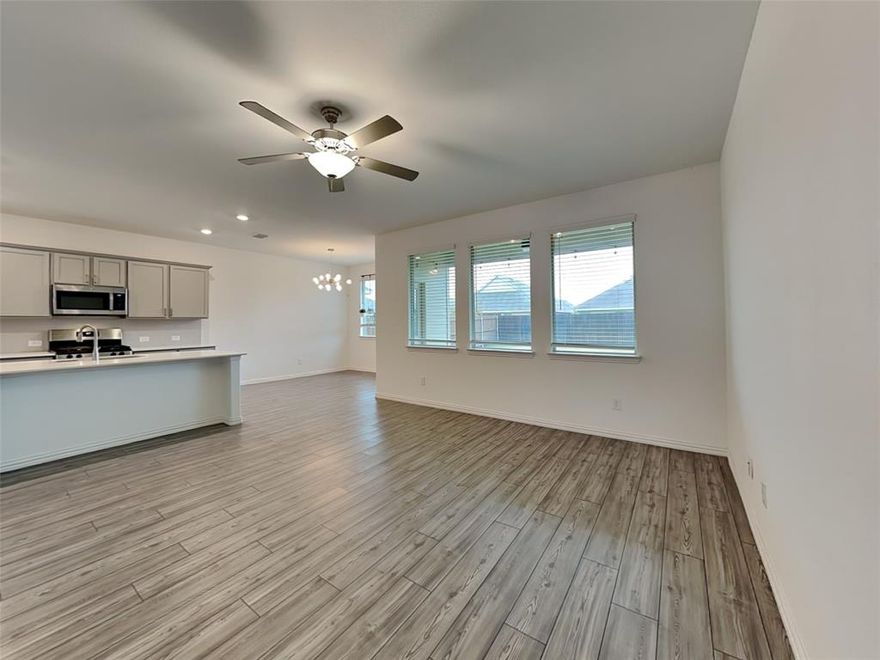 Step into refined living in this polished Lennar one-story home, neatly nestled in the welcoming Preserve at Honey Creek. Perfectly maintained, the property features a free-flowing design infused with natural light, making the most of its ample space. The heart of the home is the stunningly upgraded kitchen complete with sleek quartz countertops, a farmhouse sink, stainless steel appliances, and extensive cabinetry perfect for culinary explorations. Three sprawling bedrooms offer tranquil retreat spaces, with the private owner's suite boasting an ensuite bath. Luxury vinyl plank flooring and quartz surfaces in bathrooms lend endurance and style to the home. Enjoy the ease of a full-size laundry room, a 2-car garage with epoxy finish, and the convenience of being minutes from hyped McKinney schools, shopping, and charming Historic Downtown McKinney. Outside, leisure awaits in the wood-fenced backyard with a covered patio, at the sparkling neighborhood pool, playgrounds, beautifully crafted park, or the local community's trails and green spaces.


This property is eligible for deposit alternative coverage in lieu of a security deposit. For information and enrollment, please contact our leasing team and enjoy a deposit-free renting experience.

Resident Benefit Package: $42.00-month. Includes HVAC air filter delivery, Tenant Liability Insurance, Credit Reporting, Tenant Rewards Program, and much more! 
This property is eligible for deposit alternative coverage in lieu of a security deposit. For information and enrollment, please contact our leasing team and enjoy a deposit-free renting experience.