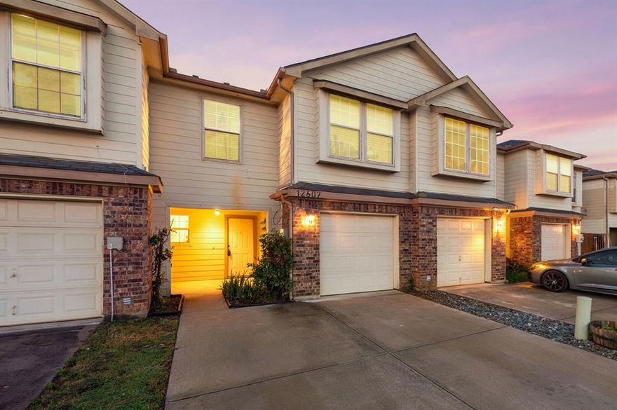 Welcome to this spacious MOVE-IN READY 3-bedroom, 2.5-bath with BRAND NEW PAINT & CARPET! Positioned in the sought-after Newport Village community, this prime location is just minutes from DFW Airport and within HEB ISD. Designed with both comfort and entertaining in mind, the open-concept layout features a large living room with decorative wainscoting, a separate dining area, and a well-appointed kitchen complete with granite countertops, stainless steel appliances, built-in microwave and abundant cabinet storage. Upstairs, you’ll find all three bedrooms along with two full bathrooms. The primary suite offers a private retreat with its own decked balcony and a beautiful bath featuring a custom seamless glass walk-in shower. The third-floor flex room is a standout feature, perfect for movie nights, a game room, or hosting guests, with ample space to fit your needs. Additional highlights include a convenient half bath on the first floor, accent lighting, and a covered patio for outdoor enjoyment. With easy access to major highways, this home offers both style and convenience in a prime Fort Worth location. Fridge, Washer & Dryer included with a full price offer!