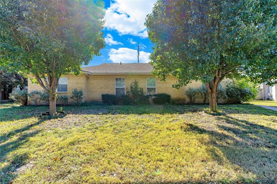 Welcome Home! Move-In Special $700 Off One Month Rent. This beautifully maintained 3-bedroom, 2-bath home perfectly blends comfort, style, and convenience — ideal for anyone seeking modern living in a prime location. Step inside to an open-concept layout that feels bright and inviting, enhanced by thoughtful custom details throughout. The bathrooms feature elegant tile work and quality finishes that bring a spa-like touch to your daily routine. The primary suite is a true retreat, complete with a private ensuite bath and a custom walk-in closet offering generous storage and organization. Love to cook? You’ll enjoy the chef-inspired kitchen featuring sleek granite countertops, stainless steel appliances, and a spacious design that makes meal prep a pleasure. A large pantry and abundant cabinetry provide plenty of storage to keep everything neat and functional. A separate laundry area, tucked behind a stylish barn door, includes full-size washer and dryer hookups — adding both charm and practicality. Outside, enjoy a private, fenced backyard with a covered porch, perfect for relaxing evenings or weekend gatherings. A two-car garage ensures convenient and secure parking. Located near the bus line, Hulen Mall, and Hulen Fashion Center, this home offers easy access to shopping, dining, and entertainment. Don’t miss out — schedule your tour today and make this beautiful home yours!