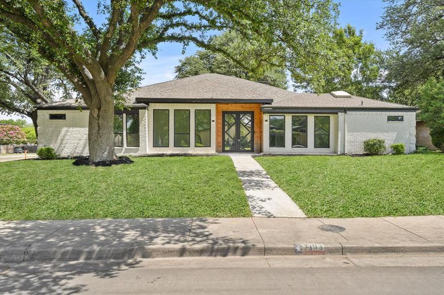 Completely Renovated North Dallas Home – Foundation Repair Completed

Welcome to 7103 Blythdale Drive, Dallas, TX 75248 – a fully renovated, turnkey home in Richardson ISD offering peace of mind, modern luxury, and long-term value.

This property has been professionally updated inside and out, including new electrical, plumbing, HVAC, roof, windows, and doors. A foundation repair has also been completed, giving buyers confidence in both the quality and stability of the home.

Step inside through the custom double iron doors to find soaring vaulted ceilings, wide-plank hardwood floors, and an open-concept layout designed for today’s lifestyle. The chef-inspired kitchen is a true highlight, featuring a dramatic waterfall island, high-end stainless steel appliances, custom cabinetry, and modern lighting—perfect for entertaining or family gatherings. A dedicated home office adds flexibility for working or studying from home.

The home offers spacious bedrooms with large closets and spa-like bathrooms with luxury finishes. Every detail has been thoughtfully selected to blend timeless style with modern functionality.

Outside, enjoy a landscaped backyard ideal for relaxing, gardening, or entertaining. The location is unmatched—just minutes from shopping, dining, parks, and major highways, all within the desirable Richardson ISD school district.

Adding even more value, this home is located near the upcoming Dallas International District—a 450-acre, $4 billion redevelopment project that will feature international dining, green spaces, cultural venues, art installations, and a new Dallas ISD STEAM school. This makes the property not only a beautiful place to live but also a smart investment in one of North Dallas’s most dynamic areas.

If you’re looking for a fully renovated, move-in-ready home with completed foundation repair and luxury finishes in North Dallas, 7103 Blythdale Drive is the perfect choice.