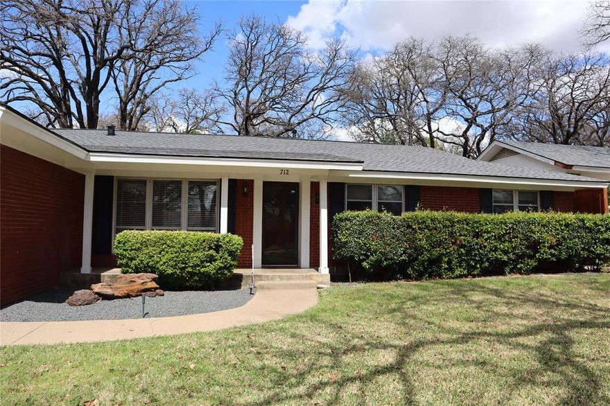 Do you love the feel of driving down the street and there being plenty of mature trees and nice yards? Then this is the place for you. Three bedrooms, two full baths, dining room, nice size kitchen with a breakfast nook next to it. Living room includes a gas fireplace for chilly days. New Roof, New Carpet, Interior Painting and Remodeling including Popcorn ceiling removal less than a year ago. New AC unit installed in October. Nice size backyard oasis to relax that includes new installed turf.