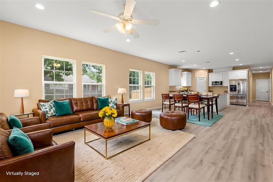 Welcome to Your Dream Home! Step into this beautiful newly built 4-bedroom, 3.5-bath home providing plenty of space for your family or as a smart rental investment! Enjoy the open layout, ample closet space, and granite countertops that add an elegant touch to the kitchen.
Outside, you'll love the private fenced yard and cozy back patio — perfect for enjoying your morning coffee or unwinding after a long day.
Conveniently located near shopping, dining, and other local amenities!
Whether you're looking for your forever home or your next investment, this property checks all the boxes.