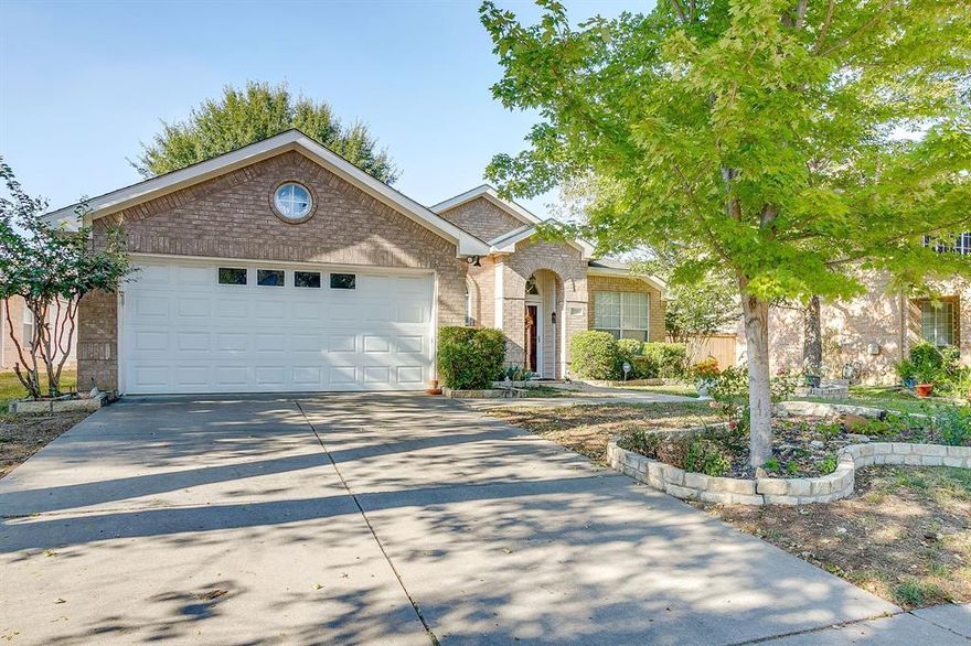 Nice 3 bedroom 2 bath home in Joshua ISD.  Second dining and living room off entry.  Family room with fireplace is open to breakfast nook and kitchen with a breakfast bar. Large primary suite.  Cozy backyard with covered patio and storage building.