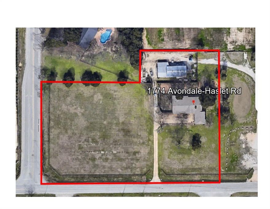 Two parcels of land being sold as one.  Currently zoned as neighborhood commercial.  Corner of highly trafficked Avondale Haslet Rd. and Willow Spring Rd. N.  Survey available.  Contact agent for more info.