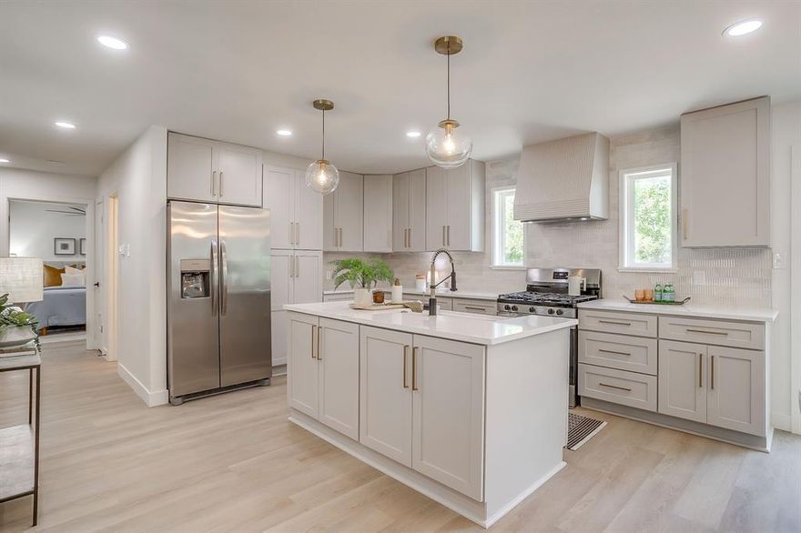 Just move in and enjoy this completely updated 3-bed, 2-bath home on one of Fort Worth’s most desirable tree-lined streets!  Step inside to an airy, open layout featuring a custom kitchen with designer tile, sleek cabinetry, and modern fixtures.  Both bathrooms have been reimagined with spa-style finishes and custom vanities, while new, durable flooring runs throughout for a clean, timeless look.  Out back, discover a massive .3-acre lot—ideal for entertaining, sports, or future plans.  There’s room for a pool, pickleball court, firepit, or a lush garden.  Located in an established historic naval neighborhood, this property blends quiet charm with unbeatable convenience.  You’re minutes from TCU, Central Market, the Fort Worth Zoo, and major routes I-30 & I-20.  Spend weekends on the Trinity River Trails, stroll to the duck park and playgrounds, or grab brunch by the water.  Top nearby employers include TCU, Lockheed Martin, Cook Children’s Health System, and the Naval Air Station Joint Reserve Base.  If you’ve been searching for a turnkey Fort Worth home with style, space, and heart—welcome to Tex Blvd, built strong and made for living!