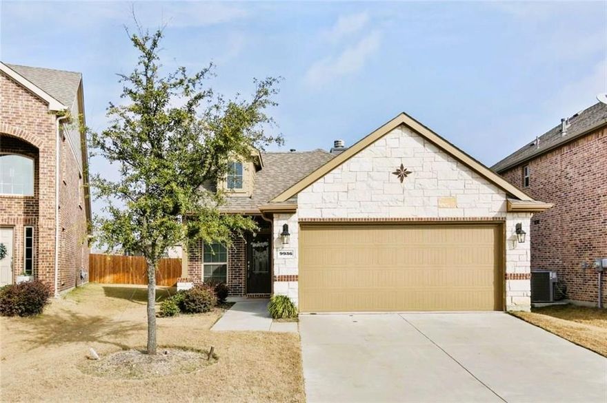 Highly desirable and affordably priced D.R. Horton home in McKinney, zoned to the top-rated Prosper ISD. This well-maintained single-story residence offers 3 bedrooms, 2 full baths, and an open-concept layout suited for both personal use and investment. The kitchen features a gas cooktop, breakfast bar, and ample cabinet and prep space. A split-bedroom design places two secondary bedrooms and a full bath at the front, while the primary suite is tucked away at the rear, providing a quiet, private retreat with abundant natural light. The community includes a sparkling pool and is conveniently located just minutes from Highways 380, 121, and 75. Don’t miss this opportunity.