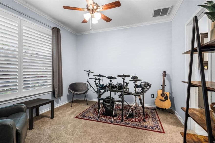Welcome to this beautifully maintained, move-in-ready townhome in the heart of Addison, where modern upgrades, smart technology, and an unbeatable location come together for an exceptional living experience. This lock and leave convenience features premium Andersen windows paired with elegant plantation shutters—delivering superior energy efficiency, durability, and timeless style while filling the space with natural light. The open-concept living area flows seamlessly to a private second-floor balcony, perfect for morning coffee or evening relaxation. The kitchen is equipped with stainless steel appliances (French door refrigerator included), granite countertops, and sleek Moen faucets with hands-free wave activation in both the kitchen and primary bath—blending convenience with contemporary design. Upstairs, the spacious third-floor primary suite offers a true retreat, complete with a private balcony, large ensuite bath, and a generous walk-in closet. The laundry room is conveniently located on the same level, and a washer and dryer are included for added ease. This home is packed with smart and practical upgrades, including Nest thermostats, a video doorbell, video-enabled garage keypad, and a Moen Flo water monitoring system for leak prevention and peace of mind. Major systems have already been taken care of, with the air conditioner and furnace replaced in 2022.Enjoy a low-maintenance lifestyle with an HOA that covers gas, water, trash, alarm monitoring, and exterior maintenance. The gated front entry adds an extra layer of privacy and charm. Location is everything—and this one truly delivers. Situated just minutes from Belt Line’s vibrant dining, nightlife, and entertainment scene, you’re also within close proximity to parks, the Addison Performing Arts Center, and community favorites like Kaboom Town and Oktoberfest—just a short walk away. Commuting is effortless with quick access to DFW and Love Field airports, as well as downtown Dallas, Plano, and Frisco.