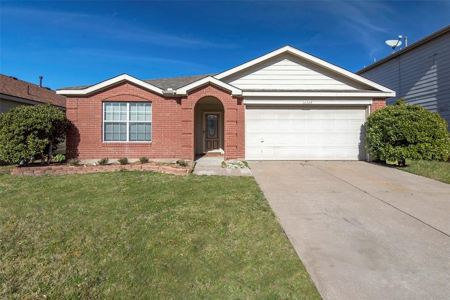 This immaculate home lives larger than square footage, remodeled open one story floor plan that is bright and clean.  Excellent location close to 75, minutes from Texas Instruments in quiet neighborhood featuring a community pool and park, and just minutes from beautiful Herman Baker Park.  This floor plan is incredible space, featuring large living with gas fireplace, living also features extra space for a home office as well. Open functional clean kitchen which includes kitchen refrigerator.  Large eating area and big walk in pantry.  Spacious bedrooms offering a split floor plan and with master bedroom in rear of home featuring massive space and an over sized bathroom with great counter space with dual sinks, separate shower and garden tub. Large fenced backyard with covered patio for relaxation and privacy.  The garage is front entry with over sized two car garage with built in work bench.