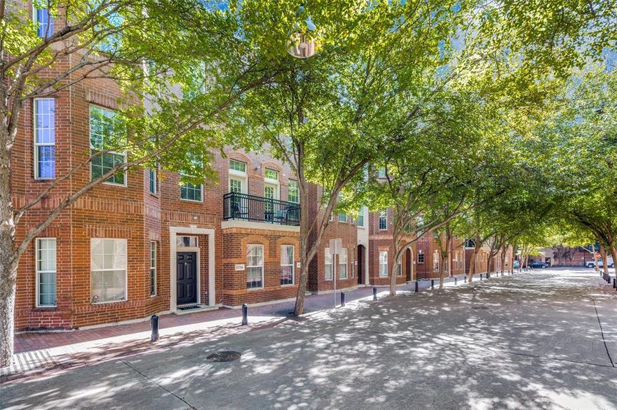 Walk to everything! Addison Circle events: Taste of Addison, Kaboom Town and Oktoberfest! Gorgeous! TOTALLY Updated on QUIET STREET with close proximity to GREEN SPACE for dogs! OPEN & SPACIOUS design with amazing natural light.  Recent Updates:  WHITE custom cabinetry, all new high-end plumbing fixtures, microwave, gas range, dishwasher plus refinished garage floor AND WOOD like plank flooring throughout. Separate primary suite secluded on third floor for privacy. Ample room sizes and storage. Listen on your COVERED balcony to tree leaves rustle with gentle autumn breezes. Great access to DNT, 635, restaurants and shopping. The best of the best. See it today! HOA includes: water,gas,pest control. AVAILABLE FOR IMMEDIATE MOVE IN. PETS ALLOWED & ENCOURAGED!! Washer, dryer and fridge are on site and available for tenant use.