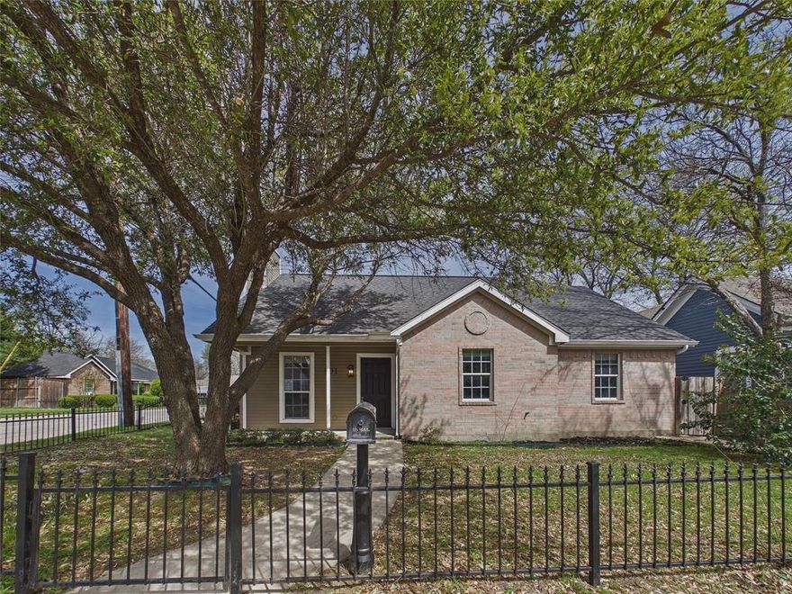 Discover comfortable living in McKinney. This thoughtfully updated home features an open floorplan that creates a natural flow between the living, dining, and kitchen spaces, enhanced by recent updates including fresh interior paint, quartz kitchen countertops, new carpet, and refreshed finishes throughout. The kitchen offers generous storage, functional layout, and a clean, modern feel that carries across the home.

The living area is bright and inviting with vaulted ceilings and a central fireplace, creating a warm focal point. The primary suite offers a well-appointed layout with a renovated bathroom and modern shower, while the secondary bathroom has also been updated.

Step outside to enjoy the patio with a built-in BBQ, ideal for relaxing evenings or weekend gatherings. The fenced yard provides privacy and usable outdoor space. A standout feature is the detached flex space, perfect for a home office, studio, gym, or hobby room, adding versatility beyond the main home.

Location is a major highlight. Just minutes from Historic Downtown McKinney, this property offers convenient access to local restaurants, coffee shops, boutique shopping, parks, and community events that define the area’s charm. The proximity allows for an easy, connected lifestyle while still enjoying a residential setting. Quick access to major highways makes commuting throughout McKinney and the greater DFW area simple and efficient.

With a combination of updates, functional space, and a highly desirable location near the heart of McKinney, this home presents a strong opportunity for its next owner. Schedule your showing today. 

Buyer and buyer’s agent to verify all information, including but not limited to measurements, schools, and all property details.