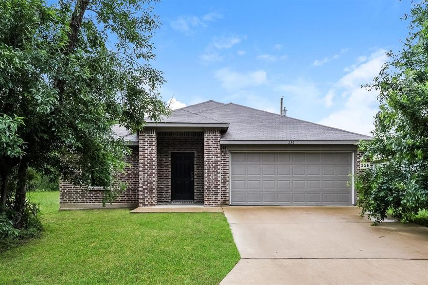 This beautifully crafted 3-bedroom, 2-bathroom home offers 1,600 square feet of modern comfort in the peaceful Harbor Point community of Gun Barrel City. Built in 2023, it features an open-concept layout that seamlessly connects the living, dining, and kitchen areas—ideal for both everyday living and entertaining. The kitchen includes a spacious island with upgraded countertops, while the private primary suite offers an ensuite bathroom and a walk-in closet. An attached two-car garage adds convenience.