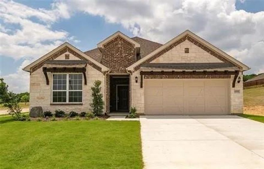 Welcome to this beautiful two story Mooresville plan with brick and stone exterior. The 4 bedroom, 3 bathroom, 2+ garage with smart home features, wood flooring, game room and stainless steel appliances. Walking distance and next door is a park for your convenience, the kids will love that.