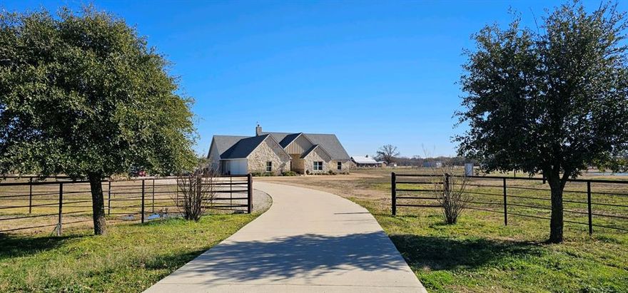 Beautiful newer home setting on nearly 8 fenced acres with a pond in Canton ISD.  It is conveniently located close enough to Canton for quick access to work or school and just far enough out to enjoy country living.  Well appointed features throughout this single story provide for comfort and space to entertain or just live the good life.  The fenced acreage could serve well for horses, other livestock, gardening, or just peaceful space to rest and relax.