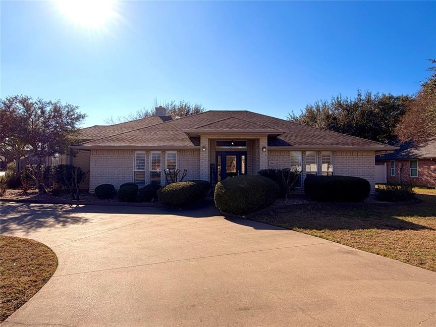 Charming Corner Lot Retreat Near Nutcracker Golf Course!This beautifully maintained 3-bedroom, 3-bath home offers over 2,000 SF of comfortable living plus a sunny bonus room—perfectly nestled on a corner lot with circle drive and just a short golf cart ride to Nutcracker Golf Course! Step into a spacious entryway that leads to an inviting living room with a cozy see-through fireplace shared with the dining room. The kitchen features an island range, ample cabinets, and generous counter space—ideal for everyday living or entertaining. Enjoy meals in the dining area with built-in storage and direct access to your private patio oasis.TWO Primary Suites offer flexible living! The main suite boasts a versatile bonus room (perfect for a home office, nursery, or gym), a spacious ensuite with double sinks, large walk-in shower, and direct access to the laundry room and enclosed sunroom.The second primary suite features its own full bath, walk-in closet, and plenty of privacy.Outdoors, relax on your fenced patio with a mounted TV cabinet that stays, and enjoy the added safety of an invisible fence for pets. The 2-car garage includes a storage area, sink, and plenty of parking space with an extended driveway. Major updates include:— New roof & skylights (2024)— HVAC (2020)— Stove (2017)— Fridge (2021)— Whole-home surge protection (2021)— Plantation shutters on front windows. Move-in ready, full of flexible spaces, and loaded with character—this one checks all the boxes. SELLER OFFERING 5,000 PAINTING ALLOWANCE
Pecan Plantation Owners Association requires a one-time Initiation Fee of $4,342.00 plus a Transfer Fee of $1,153.97. Total PPOA fees due and payable at closing are $5,495.97. Buyer to pay.