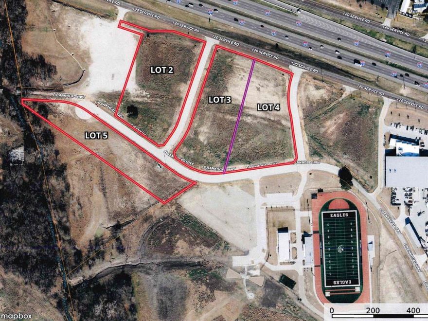 PRIME COMMERCIAL DEVELOPMENT located on the south side of I-20 just west of Bankhead Hwy.  Perfect site for restaurants, retail or your business.  TXDOT entrances installed along with water, sewer and natural gas.   This location is a hotspot for commercial development because the Trinity Christian Athletic Facility directly behind the site.