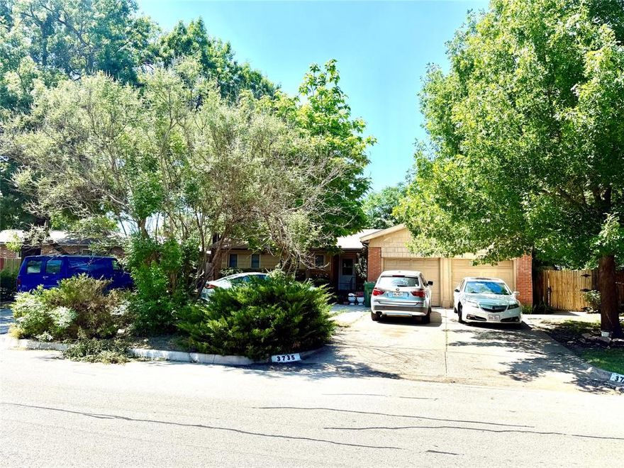 Charming opportunity in the heart of North Richland Hills! This 3-bedroom, 2-bath single-story home offers almost 1,500 sq ft of comfortable living space on an oversized corner lot of approximately a quarter of an acre.  Nestled in a well-established neighborhood, this property combines classic character with everyday functionality.  The circular driveway provides plenty of off-street parking with space for 8 to 10 vehicles.


Roof was replaced approximately 5 years ago. Interior will require updates and repairs, but the layout offers flexibility with central HVAC also updated in the past 5 years. 
Step inside to find a spacious living area with natural light, ideal for relaxing or entertaining. The kitchen is equipped with essential appliances and offers ample cabinet space, while the adjacent dining area creates a seamless flow for gatherings. The primary suite features an ensuite bath, and all bedrooms are conveniently located on one level.

The expansive lot provides endless possibilities—perfect for outdoor entertaining, gardening, or future enhancements. Additional highlights include an attached 2-car garage and mature trees that enhance curb appeal.
Located in the desirable Mid-Cities area, this home offers easy access to major highways, shopping, dining, and entertainment. Whether you're a first-time buyer, investor, or looking to personalize your next home, this property presents incredible potential and value.