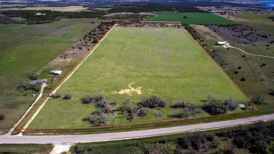 **AG EXEMPT AND NO KNOWN RESTRICTIONS** Well-maintained Erath County acreage offering 47.420 acres of open pastureland located at 26025 S FM 219 in Dublin, Texas.  The property features paved road frontage along FM 219 and is situated approximately 13 miles from Stephenville, Texas, providing convenient access to area amenities while maintaining a rural setting. The land is fully fenced and currently utilized for cattle grazing, with livestock improvements already in place. Existing working facilities include a catch pen and cattle chute, allowing for efficient livestock handling. Two stock tanks are located on the property, and electric service is installed with 200 AMP service with an RV hookup. The acreage consists primarily of open pasture that has been maintained for agricultural use. Don't miss your opportunity to see this beautiful land located off of a paved road!