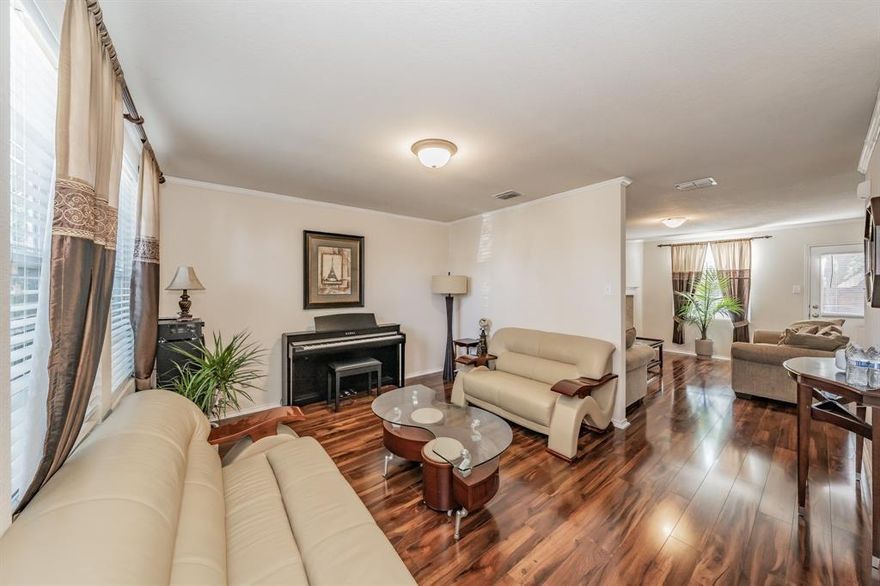 Location, Location, Location! North facing, specious meticulously maintained Home just off of Stacy Road, in Allen ISD, with open floor plan. It has a kitchen overlooking the living room, making ideal set up for hosting gatherings.  Tons of natural light and plenty of storage though out the Home. Hardwood floors carry throughout the living areas, and the kitchen is tiled for functionality. Downstairs offers formal living and dining, with a family room featuring a fireplace.  Specious bedrooms, Primary suit has an extended seating area or can be used as a office. **All Carpet has been replaced including the staircase and entire house was painted in the neutral beige color.**  HVAC has been replaced this year. Schools, shopping, dinning and 75 and 121 are minutes away.