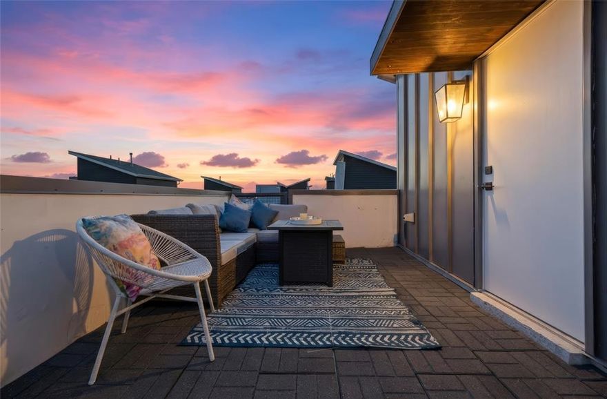 5.75% RATE INCENTIVE - 2022 MODERN BUILD - ROOFTOP VIEWS

STOP RENTING THE RATE. This home includes a seller-paid rate buydown giving you an interest rate as low as 5.75% (APR 5.762%) through List & Lock™. Secure a monthly payment significantly lower than your neighbors buying older homes at current market rates. Terms apply.

Beyond the financial advantage, this 2022-built residence offers a clear lifestyle upgrade over the 2017-era inventory nearby. Why settle for an older layout when you can own modern energy efficiency, true vertical privacy, and a 4th-floor rooftop terrace with sweeping Downtown views that side-yard properties cannot match?

Designed for the lock-and-leave lifestyle, the intelligent vertical floorplan separates entertaining areas from sleeping quarters. The chef-inspired kitchen anchors the second floor, featuring quartz waterfall edges, custom ceiling-height cabinetry with glass uppers, a 5-burner gas cooktop, and a premium KitchenAid suite.

The primary retreat feels like a boutique hotel, boasting a frameless glass shower, dual vanities, and custom closet systems. Two additional bedrooms with walk-in closets share a stylish full bath. Tech upgrades include a tankless water heater, radiant-barrier decking, TWO Level-2 EV chargers, and ceiling-mounted Wi-Fi access points.

Steps from Jesse D. Sandoval Park and the Trinity Trails. Move-in ready.