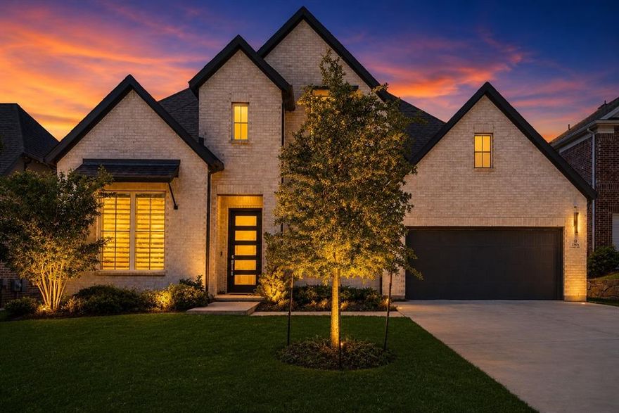 Welcome to 2905 Calvin Road — a stunning Shaddock Homes Westlake plan offering 4 bedrooms, 4 baths, and 3,598 square feet of refined living in McKinney's coveted Wilmeth Ridge community. With the primary suite conveniently located on the main floor with a second bedroom with a full bathroom downstairs and an office, this two-story home delivers a layout that lives effortlessly today and ages gracefully for tomorrow.

Inside, the open-concept main level showcases the craftsmanship Shaddock Homes is known for: rich wood floors, designer lighting, a sweeping oak staircase, and a stunning modern fireplace in the family room. The chef's kitchen is the heart of the home, featuring slab countertops, an oversized island, custom white & brown cabinetry, a gas cooktop, built-in stainless appliances, and a walk-in pantry — designed for both daily living and entertaining at scale. The first-floor primary suite is a true retreat with a spa-style bath: freestanding soaking tub, frameless glass shower, dual vanities, and a generous walk-in closet. Second bedroom on first-floor with a full bathroom and a media room allows entertainment without going upstairs.

Upstairs offers two additional bedrooms with two full bathrooms, and flexible space ideal for a game room, study, or children's retreat. A 2-car garage and covered patio complete the home.

Wilmeth Ridge is McKinney's premier master-planned community, designed around a private lake, mature trees, swimming pool, playground, pocket parks, hike-and-bike trails, and a community fire pit. Zoned to acclaimed Prosper ISD schools (Baker Elementary, Jones Middle, Rock Hill High School), with quick access to the Dallas North Tollway, US-380, and Highway 75. McKinney has been named the #1 Best Place to Live in America by Money Magazine.

Don't miss this rare opportunity to own a Shaddock-built Westlake plan in one of McKinney's most desirable neighborhoods. Schedule your private showing today.