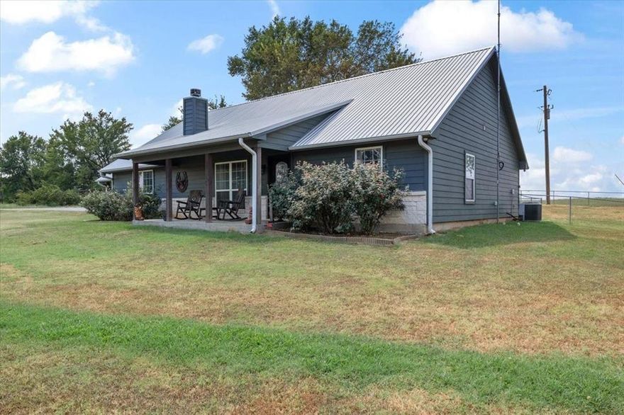 Looking for that perfect place with room to relax? Then this property is a must see. With seven manicured acres you will have room to roam while enjoying this one owner custom home with well thought out open floor plan. Perfect for entertaining with spacious kitchen, dining and living areas. Large primary bed and bath as well as good size secondary rooms make this the perfect family home. There is also an additional multi-purpose room that could serve as a bonus space, office space or even a 4th bedroom if needed. For an added bonus outside you will find a 24x30 metal workshop with electric and an awning on front for additional covered parking. There is something for everyone here. Bring the family and make this place home.