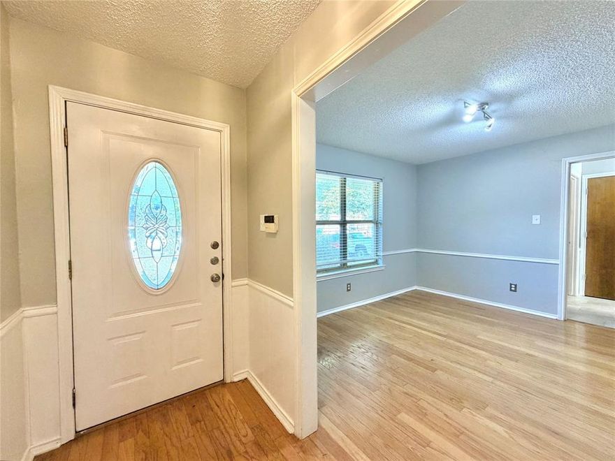 A charming Denton gem nestled among beautiful, mature trees!
Located near UNT, TWU, and vibrant downtown Denton, this cozy home offers bright, open living spaces and a seamless blend of comfort and convenience. The inviting living area flows easily into the kitchen and dining spaces, perfect for entertaining or everyday living.

Step outside to enjoy a spacious patio and an oversized yard shaded by large trees—ideal for relaxing, gardening, or weekend gatherings. Inside, you’ll find thoughtful details throughout, including a roomy laundry area and a primary suite featuring three closets and double vanities.

Set in a quiet neighborhood close to parks, shops, and local dining, this property is perfect for students, families, or investors seeking a prime Denton location.